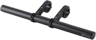 DrPhone EF1 – Verlengstuk Voor Fietsstuur/Stepstuur – 30 CM lang – Uitbreiding Frame – Gemakkelijk Te Installeren - Zwart