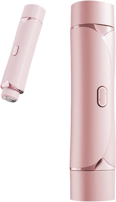 Elektrische Bikini Trimmer - Dames Trimmer - Gladde Huid - Dubbele Scheerkoppen - 18 cm - Wit