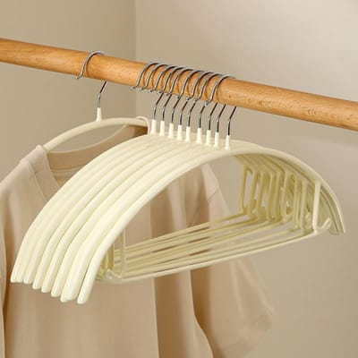 10 stuks Hanger Zonder Schouderuitstulping Trui Hanger Antislip En Ruimtebesparend Geschikt Voor Bovenkleding Pak Overhemd Jas Broek