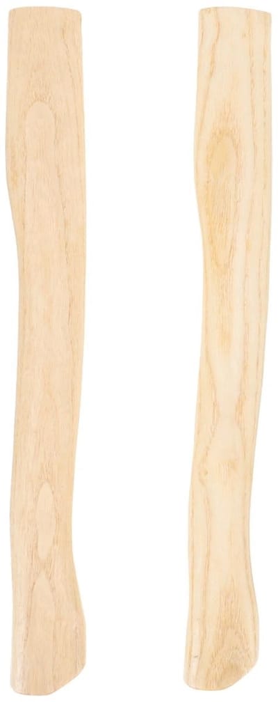 Allecto - Hickory Vervanghandvat - Bijl Handvat - Sterk en Duurzaam - Houtkleur - Hatchet Handvat Vervanging - Ideaal voor Kampeerders - 2 Stuks