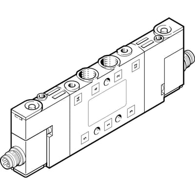 Festo 5/2 Bistabiel Lucht Magneetventiel M7 350L/Min - 550225