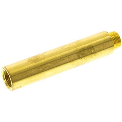 G 3/8'' F/M Messing Verlengstuk DIN 3523 - 100 mm - FL2S-FM-B-038G-100L