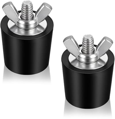 Cosensi- Winterpluggen 2 Stuks - Rubber - RVS Schroeven - Skimmer Plug - Pool Return Plug - Geschikt voor Bovengrondse/Ingrondse Zwembaden - Zwembadplug