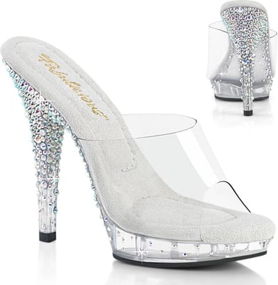 Fabulicious - LIP101CAS Muiltjes met hak - US 7 - 37 Shoes - Wit