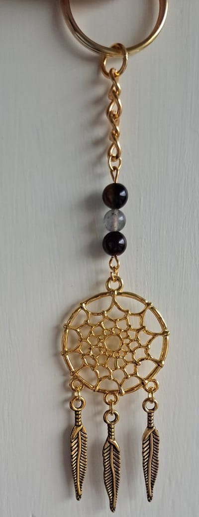 Sleutelhanger Horoscoop "Leeuw" / Dromenvanger, goudkleurig