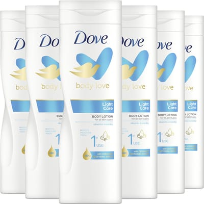 Dove Body Love Bodylotion - Light Care - 400 ml - Voordeelverpakking