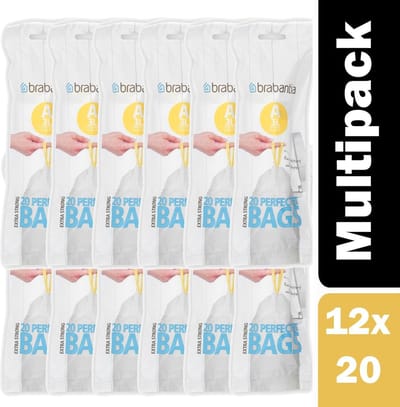 Brabantia afvalzak 3 liter code A - Doos 12 x 20 stuks