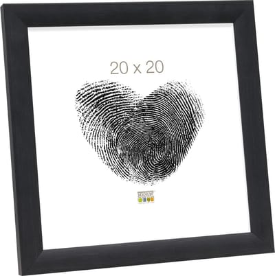 Deknudt Frames fotolijst S54SF9 - zwarte houtkleur - hout - 20x20 cm