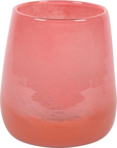Rasteli Vaas Glas Rood D 18.6 cm H 21.3 cm‎‎