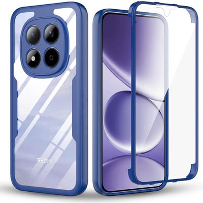 Hoesje geschikt voor Xiaomi Redmi Note 15 Pro 5G - Techsuit ColorVerse 360 Case met Screenprotector - Blauw