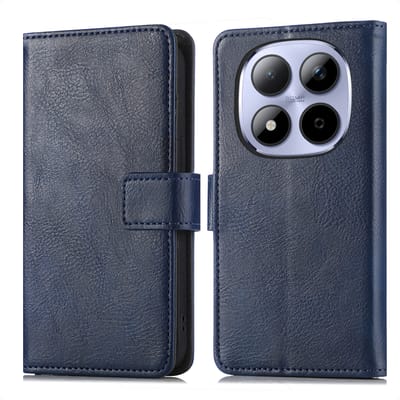 imoshion Hoesje - Geschikt voor Xiaomi Redmi Note 15 Pro (4G) - Luxe Bookcase - Donkerblauw