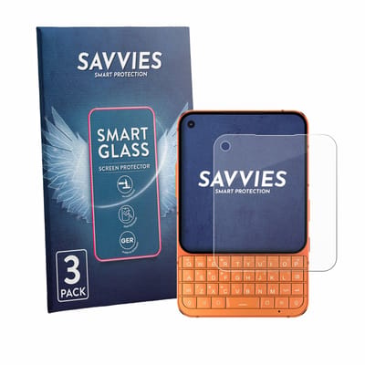 3 Stuks Savvies Screenprotector - geschikt voor Unihertz Titan 2 Elite Pro - beschermfolie glas transparant