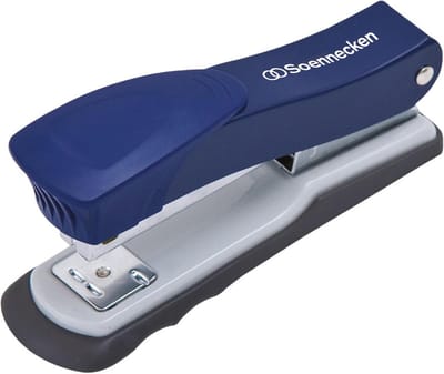 Bureaunietmachine - Handnietapparaat Kantoor - Papier Verzamelen - Robuuste Metalen Constructie - 20 Vellen - Blauw