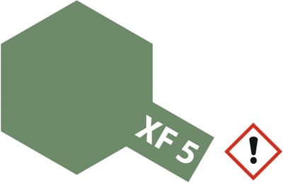 Tamiya Hobbyverf Acrylverf - XF-5 Green - Matt - Acryl - 23ml Verf potje - 23 ml