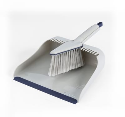 Beldray Deep Clean-stofbak en -borstelset – veegborstel met puntige kop voor moeilijk bereikbare plaatsen, krasvrije borstelharen, rubberen lip voor eenvoudig opvangen van stof, ingebouwde borstelharen