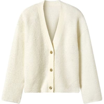 esmara Gebreid dames vest (Wit, XS (32/34))