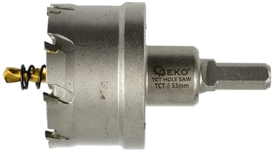 GEKO Tungsten carbide gatenzaag - 53 mm - titanium boor - hoge precisie