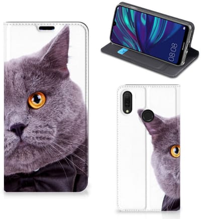 Huawei Y7 hoesje Y7 Pro (2019) Hoesje maken Kat