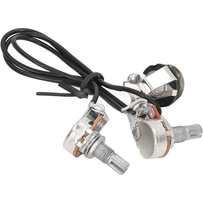 Faisceau de câbles pour guitare électrique, bornes en cuivre A500K B500K, accessoire pour instrument black
