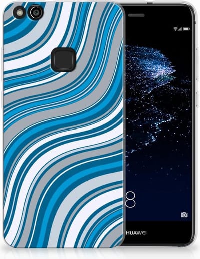Huawei P10 Lite TPU bumper Waves Blue