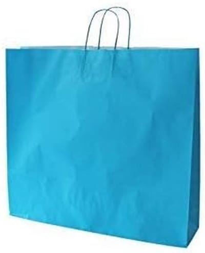 Extra Grote Papieren Draagtassen met Handvat - Sterke, Bruine Winkel- en Cadeautassen 54x50cm