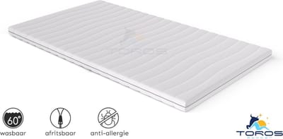 Topdekmatras - 140X200 Topper Hotel XXL - Hybride 9cm dik - Bamboe - STEVIG