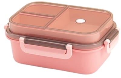 Lunch Box Lunch Box with Dividers, Double Layer All-in-One Lunch Box, Leak-proof Lunch Box with Cutlery for Work, School, Picnic