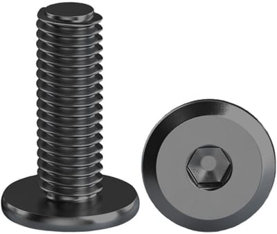 Hexagon Socket Flat Head Schroeven Set van 10 Ronde Hoofd Schroeven Roestvrijstaal A2 M8 x 20 mm voor Meubelverbindingen en Machineverbindingen