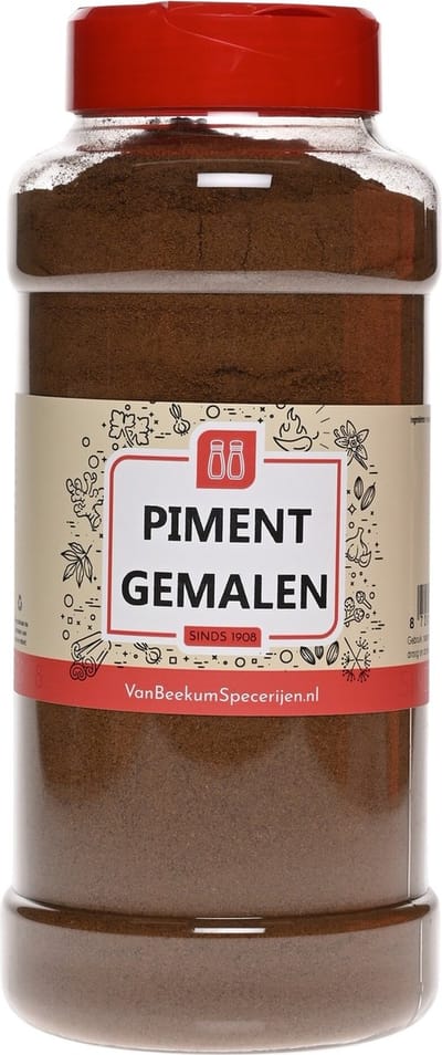 Van Beekum Specerijen - Piment Gemalen - Strooibus 400 Gram