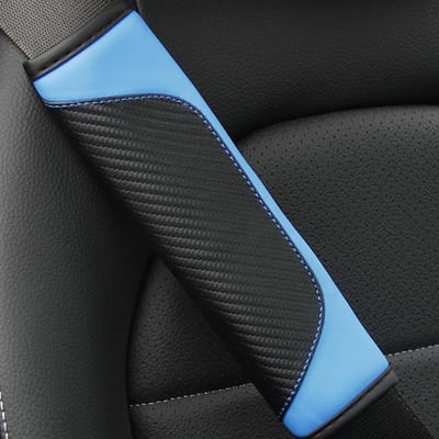 Gordelhoes Set - Schouderbeschermers - Comfortabel Rijden - Universele Pasvorm - 23 x 7 x 1 cm - Blauw