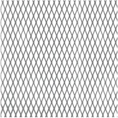 Alberts Metaalgaasplaat - Staal - Ruwstaal - Uitgevouwen Metaal - 300x1000x1,2mm