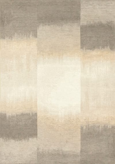 Wasbaar Binnen & Buiten Vloerkleed - 80 x 150 cm - Louis De Poortere Sendai Cottage Grey - Laagpolig Tapijt - Gerecycled PET - Made in Belgium - Circulair