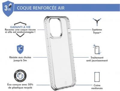 Force Case, Hoesje geschikt voor iPhone 13 Pro Max - AIR Versterkt, Transparant