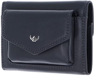Golden Head Leren portemonnee Polo RFID Protect Minischeintasche 1079 Marineblau donkerblauw
