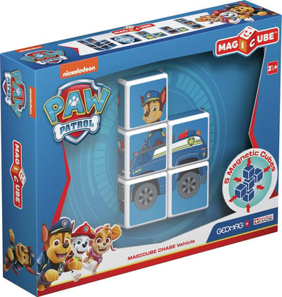 Paw Patrol Chase Geomag MagiCube  Police Truck - 5 delig