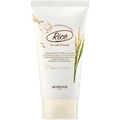 SKINFOOD - Rice Daily Brightening Scrub Foam 150ml Renewed - 150ml