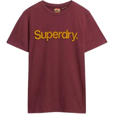 Superdry - Shadow T-shirt met Core-logo - Heren - T-shirts