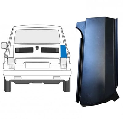 Reparatiepaneel achter hoek voor Fiat 126p 1972-2000 / Rechts