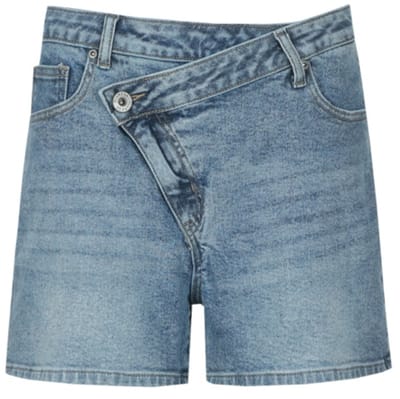 Fluresk Broek Gwenn Shorts 26zfnf01 903 Denim Mid Blue Dames Maat - W34