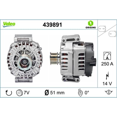 Driefasige generator VALEO 439891