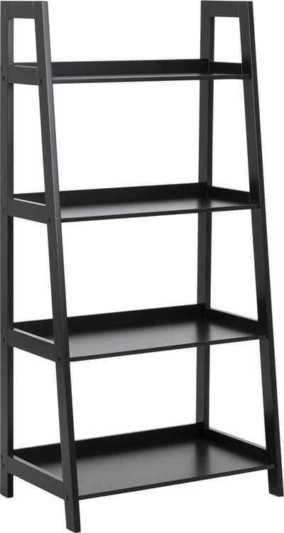 Boekenkast Batignano MDF Zwart 63x130cm - Giga Living