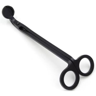 Coupe-mèche de bougie en acier inoxydable Ciseaux à bougie Fabrication de bougies faites à la main Coupe-mèche Ciseaux Outil d'extinction de bougie white
