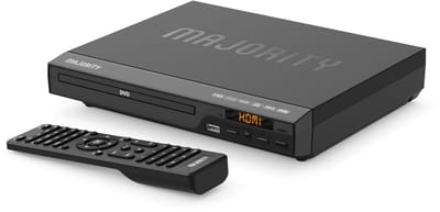 Majority DVD Speler - Compact - HDMI ARC/RCA Aansluiting - Afstandsbediening - Mono-LED - Zwart