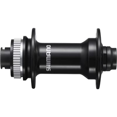 Shimano voornaaf, 32-gaats, 12 mm steekas, zwart