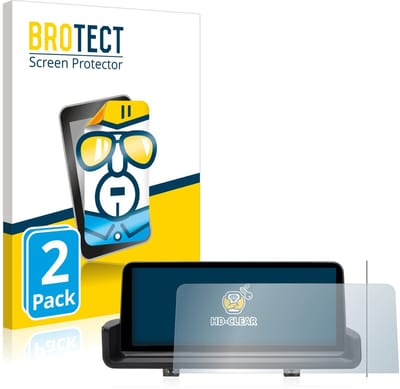 BROTECT - Screenprotector voor BMW 3 VioVox X273 10,25" - Folie Beschermfolie transparant 2 Stuks