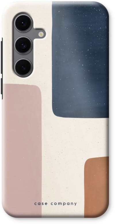 Case Company® - Hoesje geschikt voor Samsung Galaxy S24 FE hoesje - Geo #5 - Tough Case - Maximale Bescherming alle Kanten en Schermrand