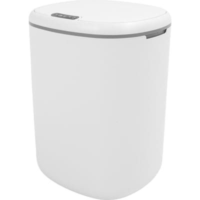 Slimme Sensor Prullenbak High-End 18L Grote Capaciteit Automatische Prullenbak met LED-Licht voor Woonkamer Slaapkamer gray