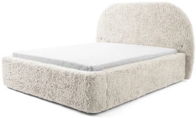 boxspring fado- 160x200- zachte rabbit stof- zonder matras- zetelsenbedden
