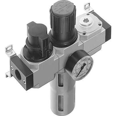 Festo Luchtverzorgingsunit G1/4'' 0.5-12bar 1050l/min 40µm Mini - 185721 - P2X9R