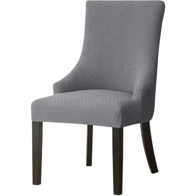 Schuin aflopende rug stoelhoes Jacquard fauteuilhoezen Stretch oorfauteuilhoes voor Bruiloft Eetkamer Woonkamer Fauteuils 1pc